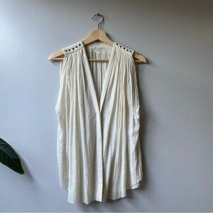 Isabel Marant Etoile Cream Sleeveless Blouse